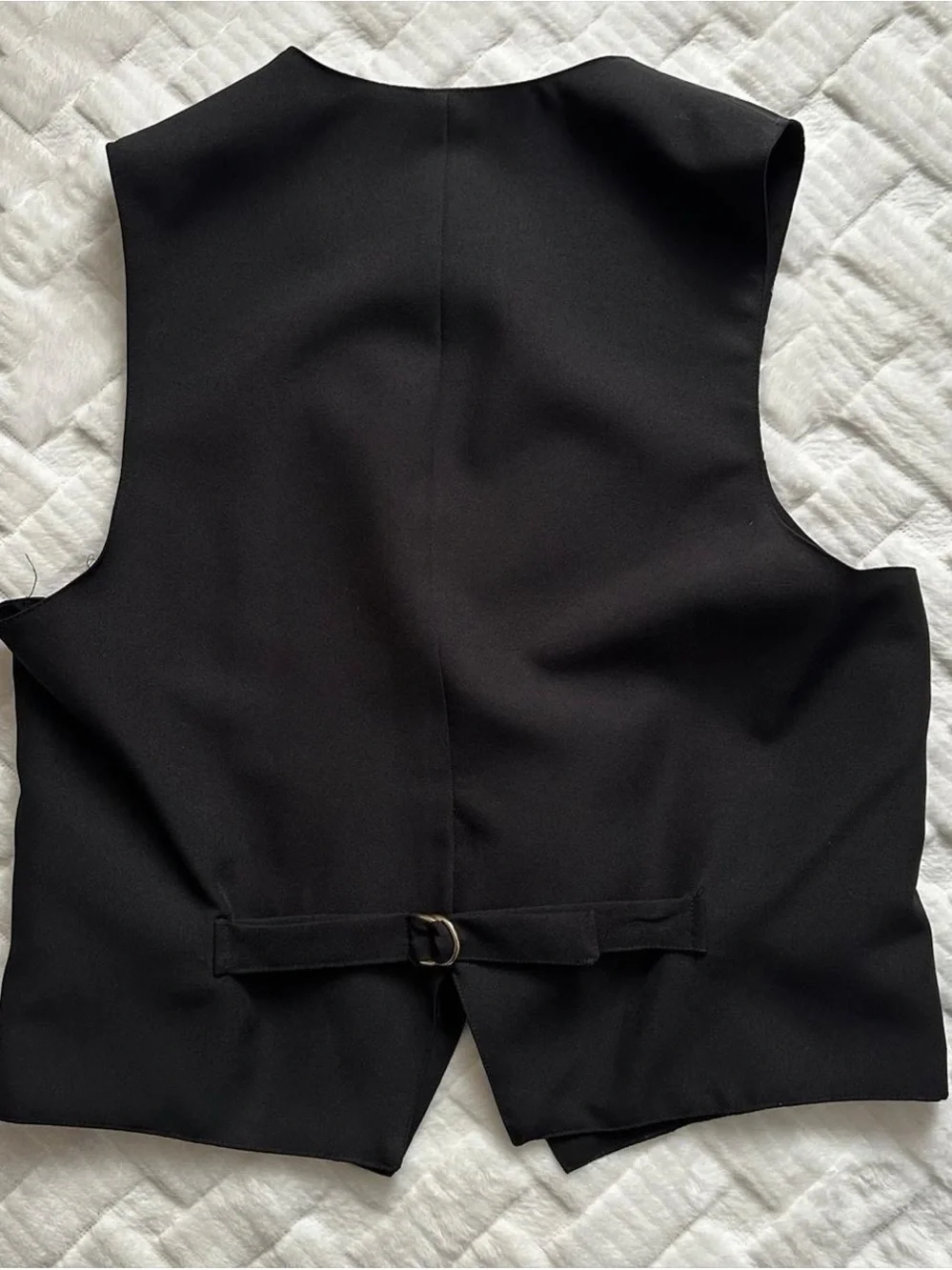 Vintage 1990s Arizona Diamondbacks Black Satin Vest with Blue Pattern M